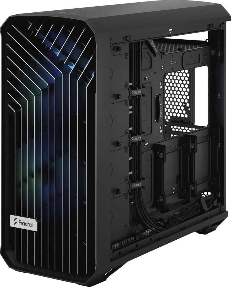 Kompiuterio korpusas Fractal Design Torrent RGB TG Light Tint, Spalva: Juodos spalvos (FD-C-TOR1A-04)