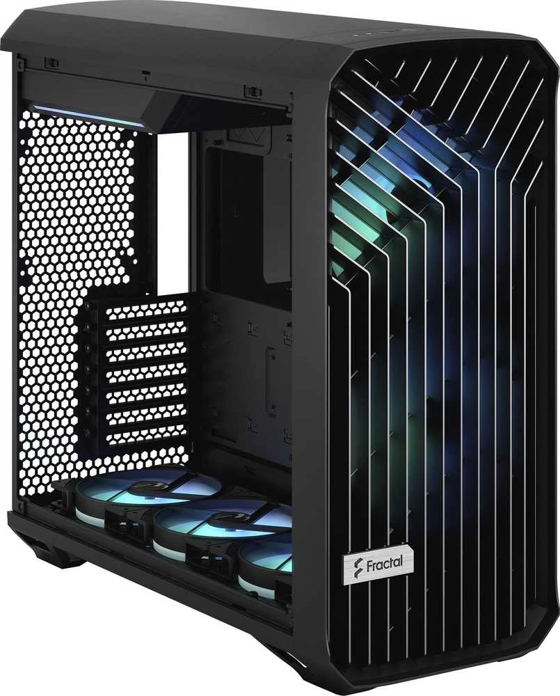 Kompiuterio korpusas Fractal Design Torrent RGB TG Light Tint, Spalva: Juodos spalvos (FD-C-TOR1A-04)