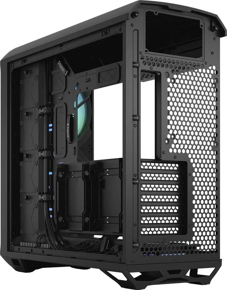Kompiuterio korpusas Fractal Design Torrent RGB TG Light Tint, Spalva: Juodos spalvos (FD-C-TOR1A-04)