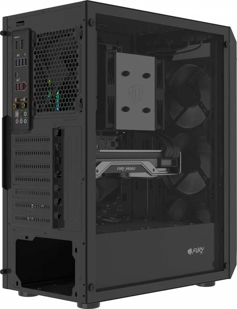 FURY Shobo SH4F Midi Tower Juodas