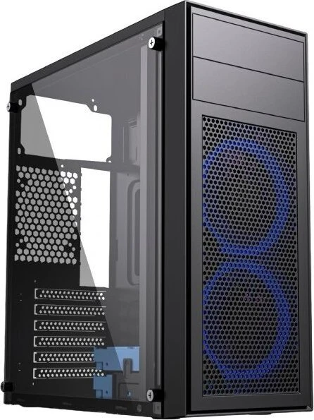 GEMBIRD žaidimų kompiuterio dėklas Furnax M100B Mėlyna Fans
