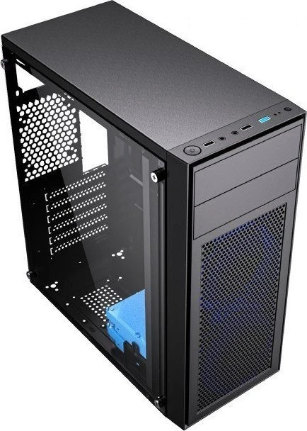 GEMBIRD žaidimų kompiuterio dėklas Furnax M100B Mėlyna Fans