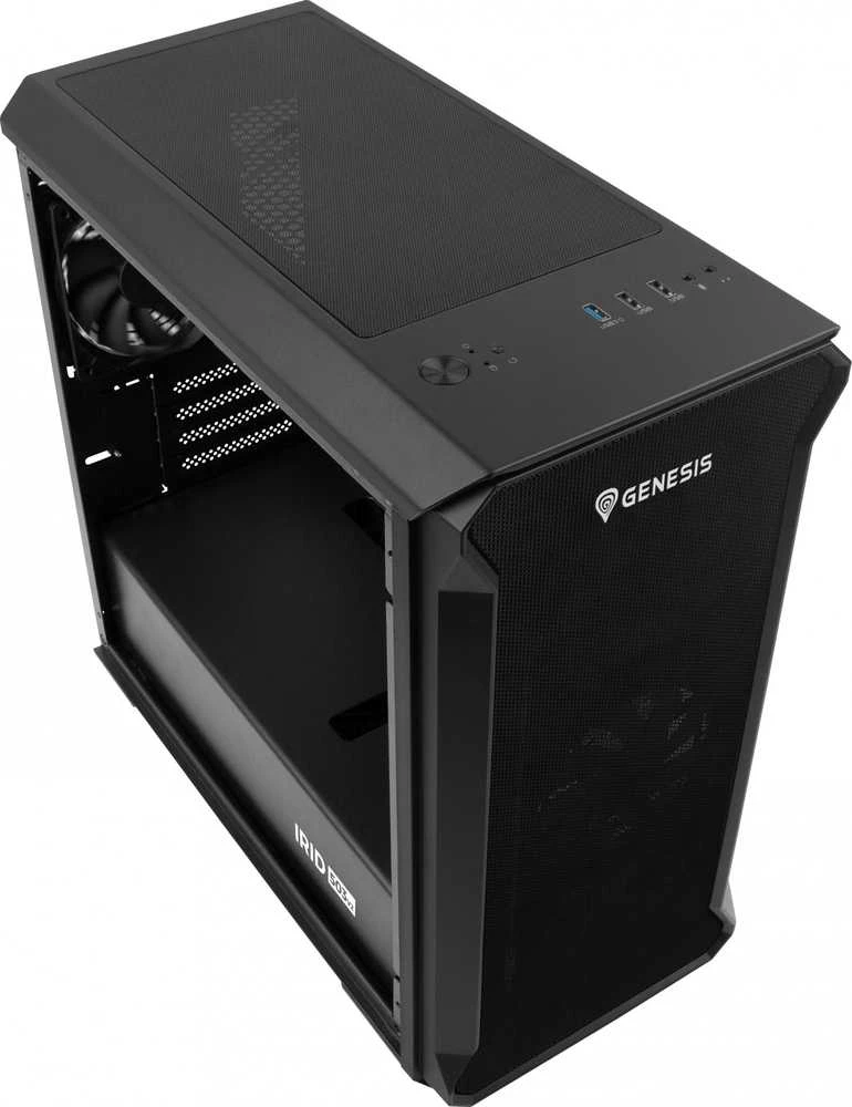 Housing NATEC Genesis Irid 503 NPC-1558 (Micro ATX, Mini ITX, juodos spalvos)