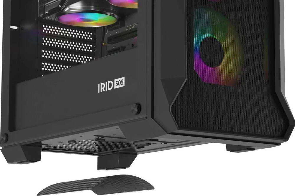 Genesis | PC Case | IRID 505 ARGB | Juodas | Midi-Tower