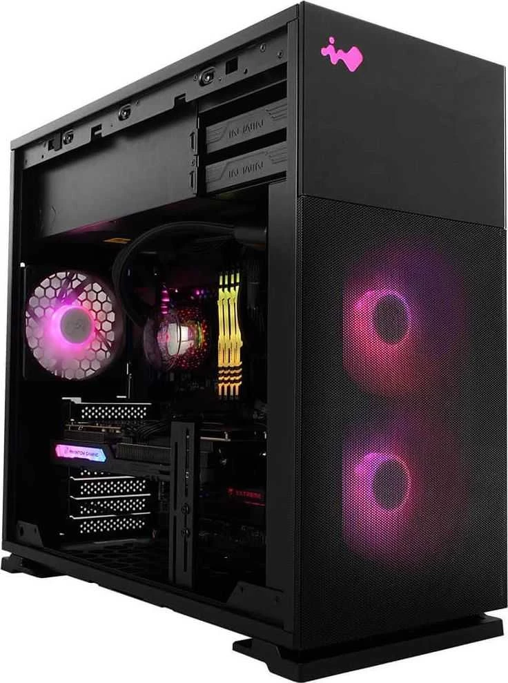 In Win InWin 127 Midi-Tower Tempered Glass – juodos spalvos