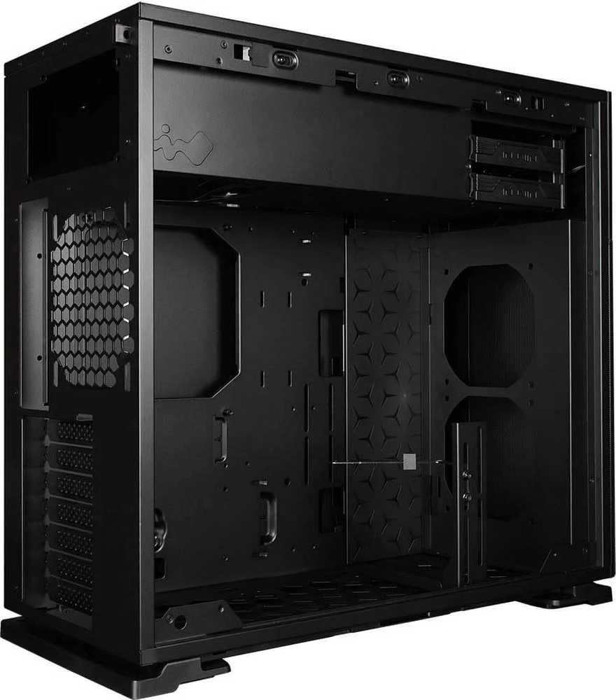 In Win InWin 127 Midi-Tower Tempered Glass – juodos spalvos
