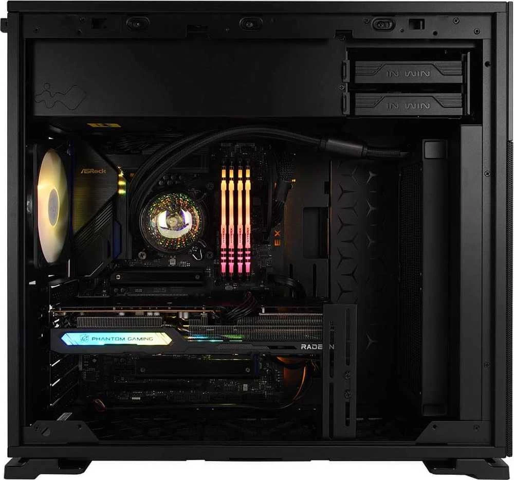 In Win InWin 127 Midi-Tower Tempered Glass – juodos spalvos