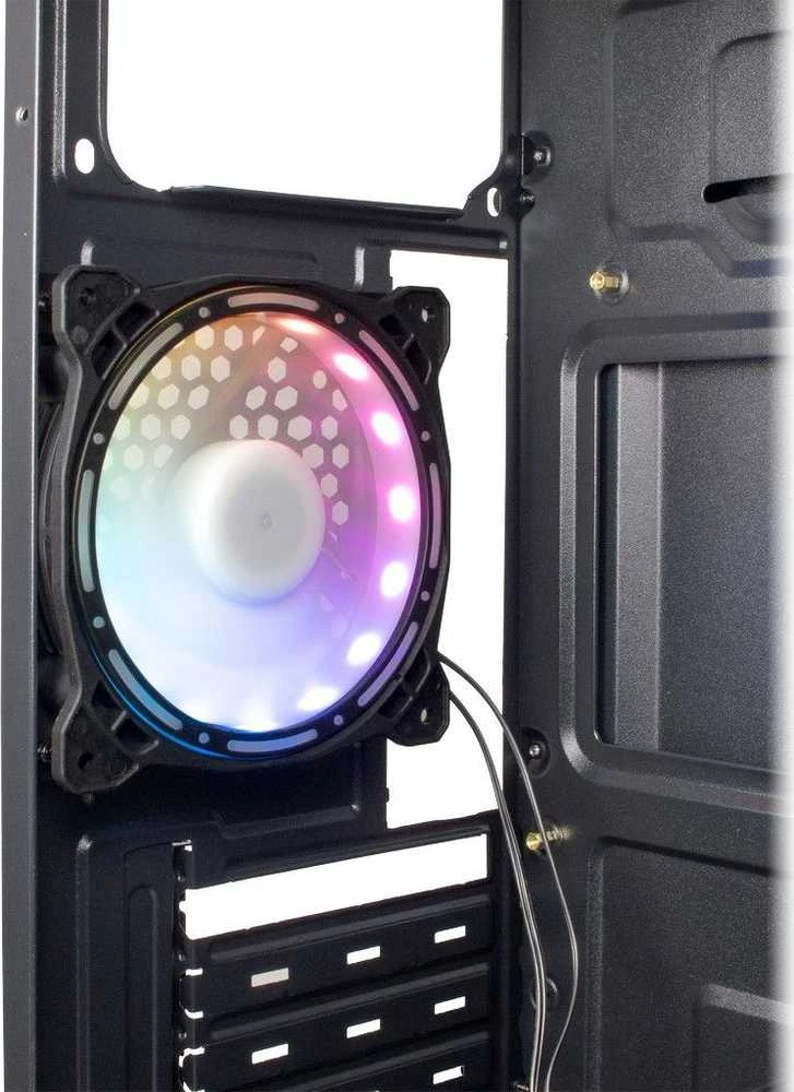 Inter-Tech B-02RGB žaidimų bokštas juodas