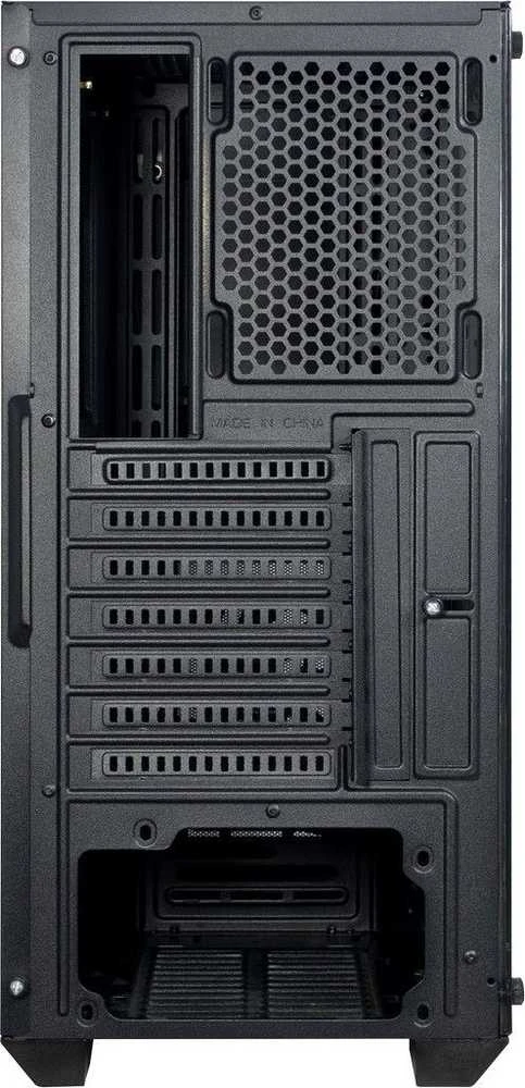 Inter tech Chassis IT-3306 Cavy Gaming Tower, ATX, 1xUSB3.0, 2xUSB2.0, PSU pasirinktinai, Lango šoninis skydelis, LED juostos priekyje , 120mm ARGB ventiliatorius, Juodas