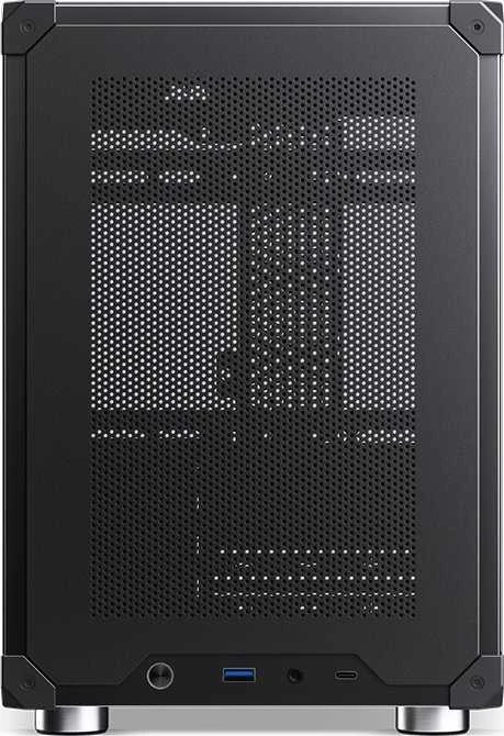 Jonsbo C6 PC-kompiuterio korpusas, Mini-Tower, Micro-ATX, mit Tragegriff – juodos spalvos