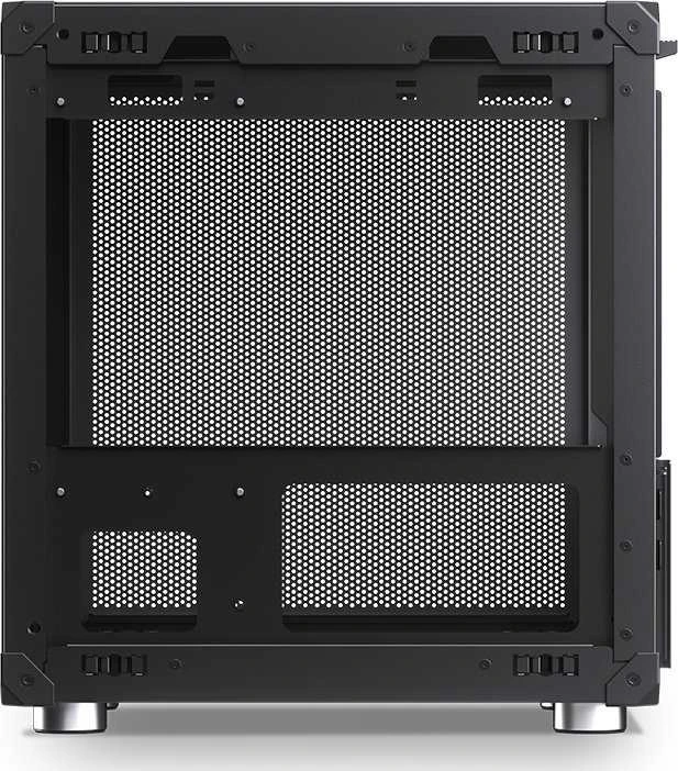 Jonsbo C6 PC-kompiuterio korpusas, Mini-Tower, Micro-ATX, mit Tragegriff – juodos spalvos