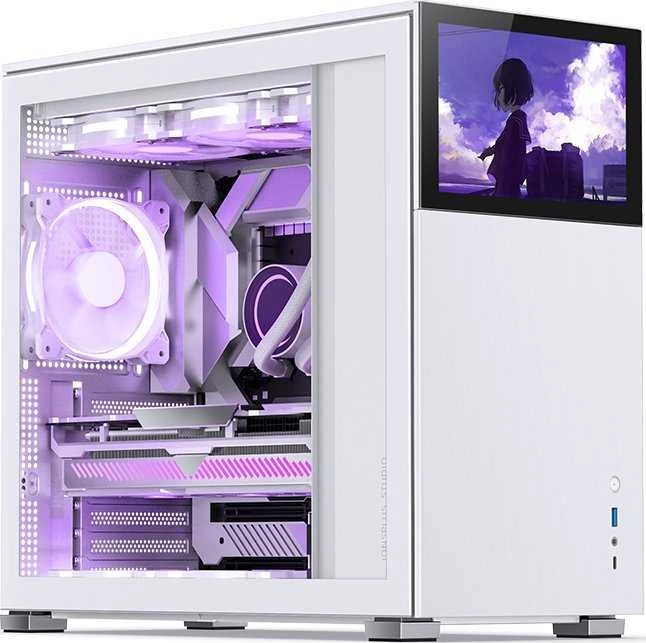 Jonsbo D41 korpusas, ATX, Tempered Glass, Baltas