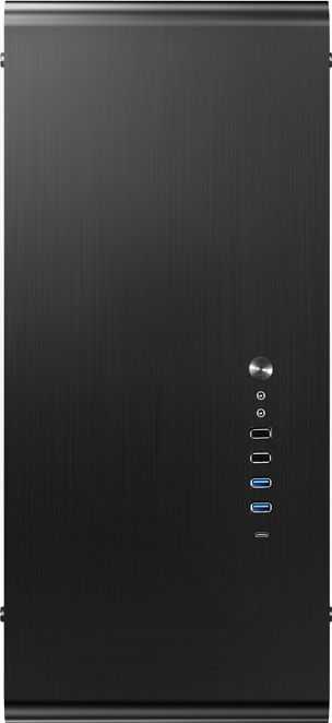 Jonsbo UMX6 Midi-Tower, grūdintas stiklas - juoda