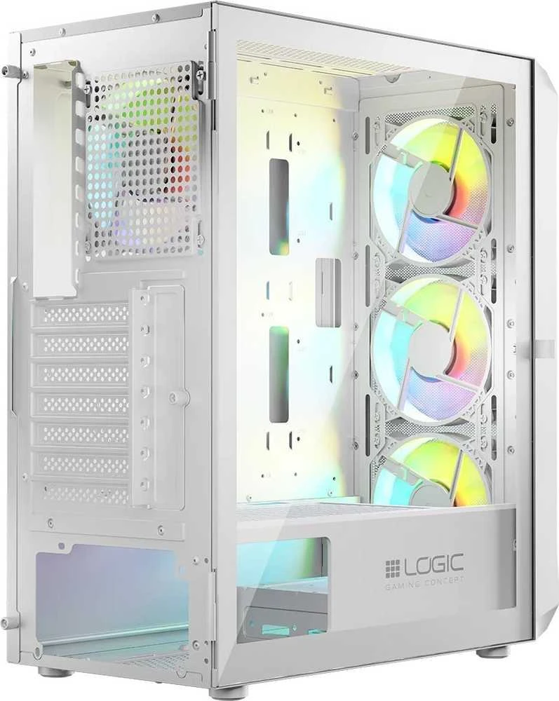 Dėklas – Logic Portos ARGB Minidi USB 3.0 baltas