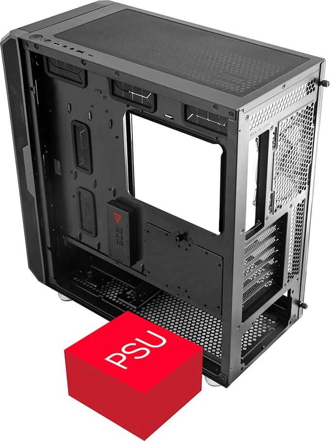 MODECOM VOLCANO AMIRANI Juodas COMPUTER HOUSING