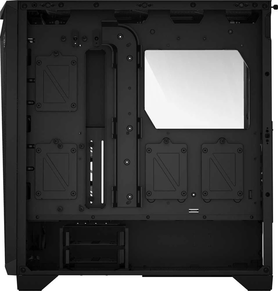 MSI | Kompiuterio korpusas | MPG GUNGNIR 300P AIRFLOW | Šoninis langas | Juodas | Vidutinio dydžio bokštas | ATX