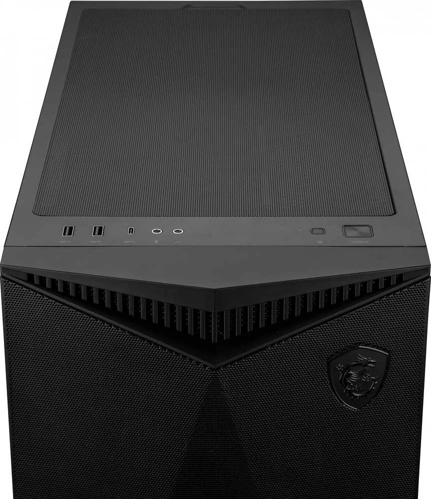 MSI | Kompiuterio korpusas | MPG GUNGNIR 300P AIRFLOW | Šoninis langas | Juodas | Vidutinio dydžio bokštas | ATX