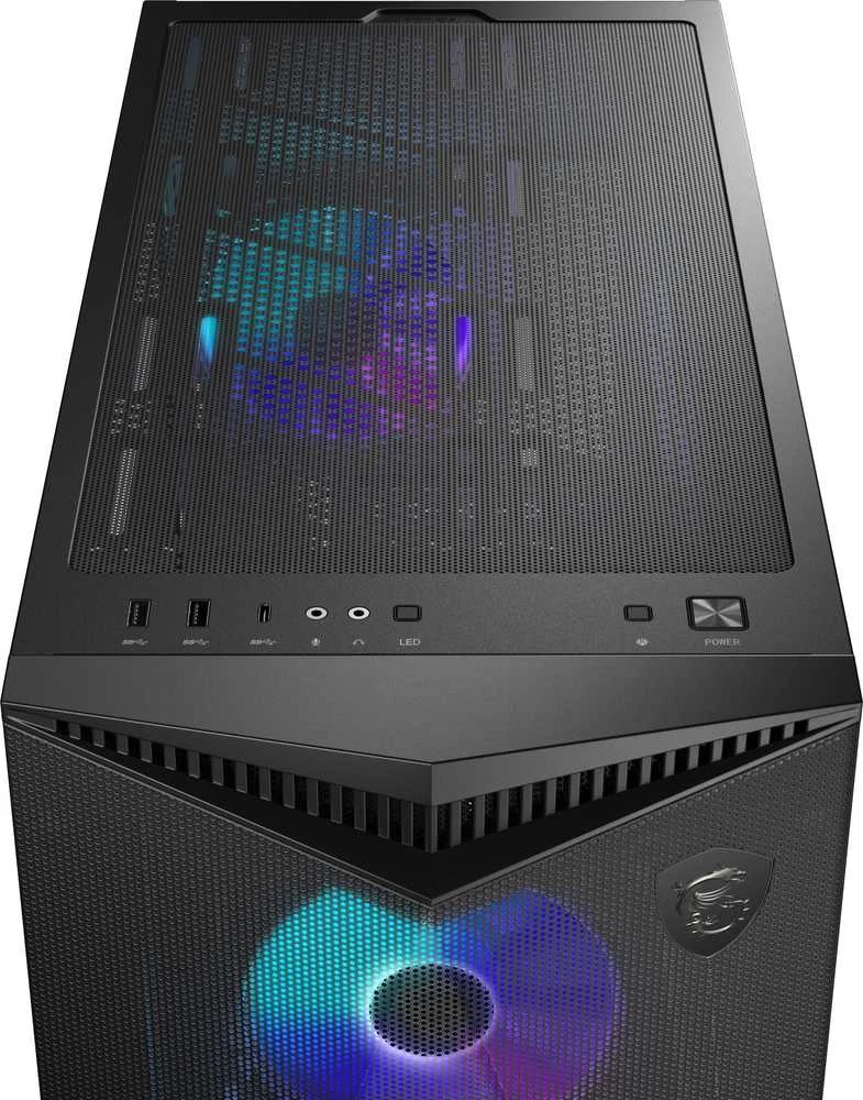 MSI MPG GUNGNIR 300R AIRFLOW | MSI | Kompiuterio korpusas | MPG GUNGNIR 300R AIRFLOW | Šoninis langas | Juodas | Vidutinio dydžio bokštas | ATX