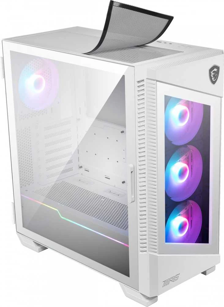 MSI | Kompiuterio korpusas | MPG VELOX 100R Baltas | Baltas | Vidutinio dydžio bokštas