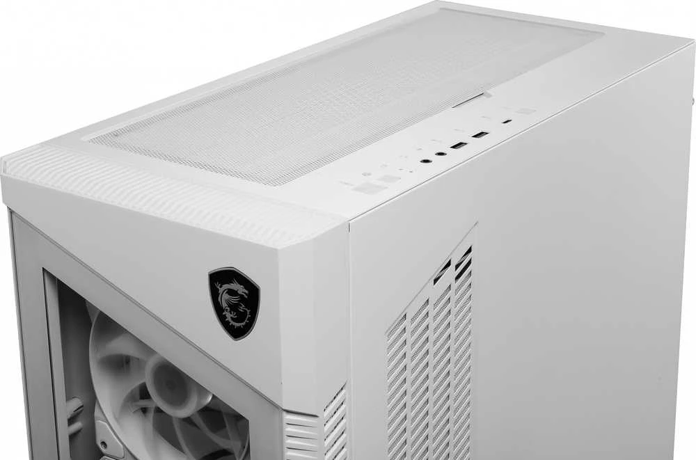 MSI | Kompiuterio korpusas | MPG VELOX 100R Baltas | Baltas | Vidutinio dydžio bokštas