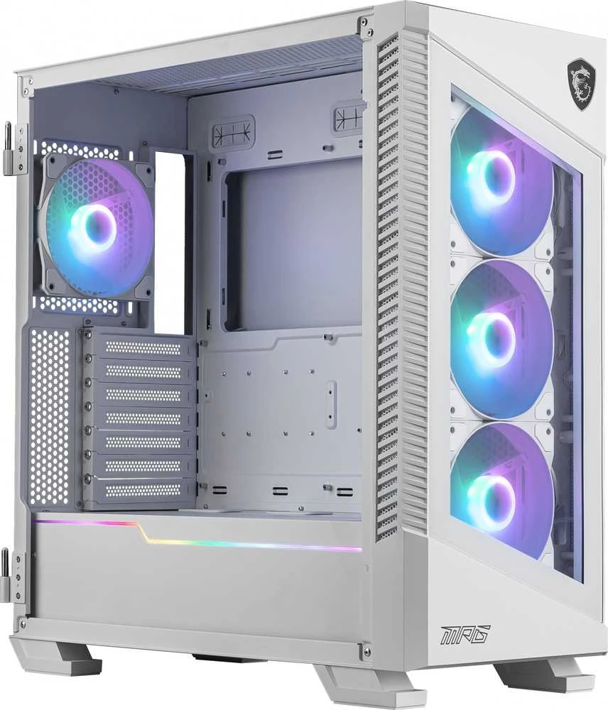 MSI | Kompiuterio korpusas | MPG VELOX 100R Baltas | Baltas | Vidutinio dydžio bokštas