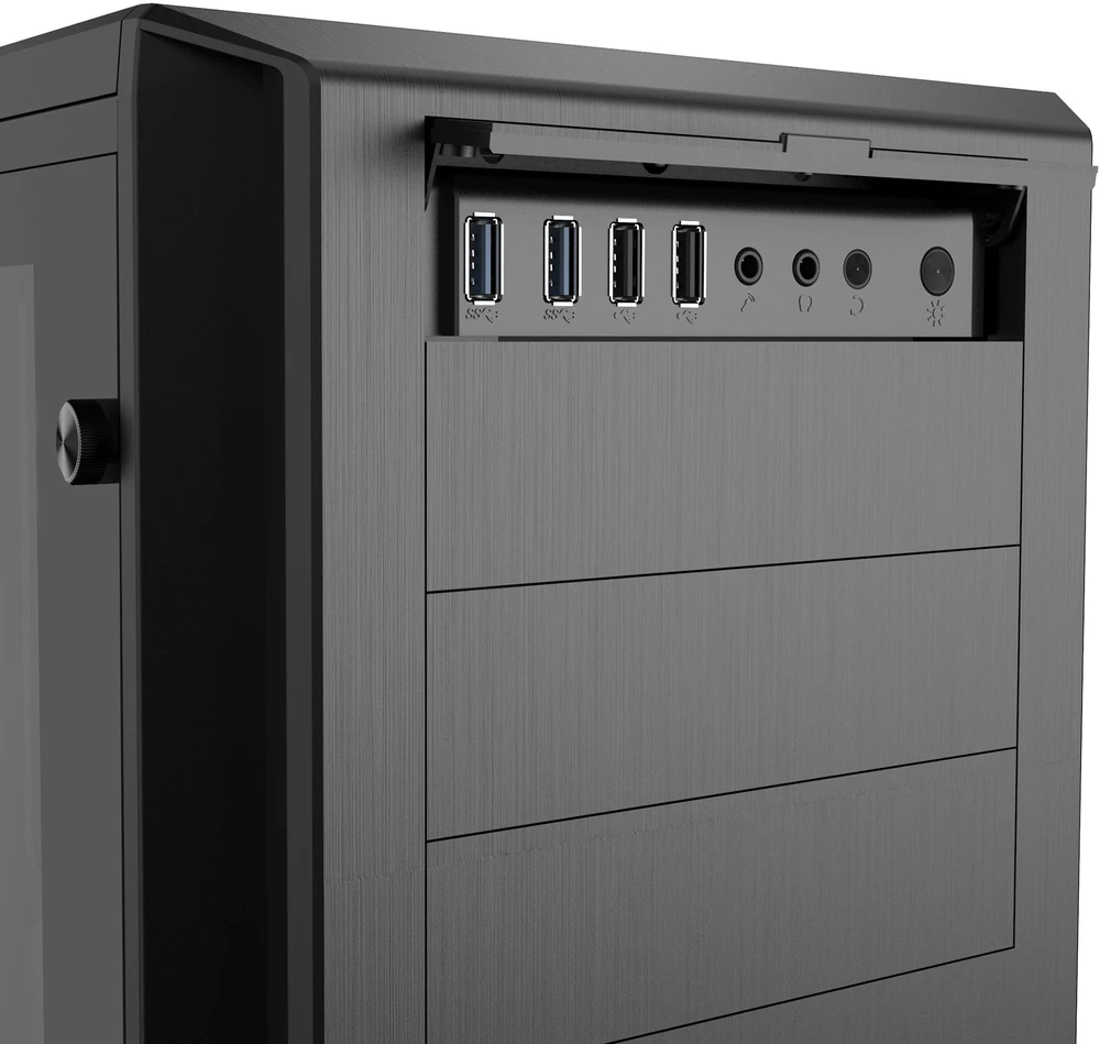 PHANTEKS Enthoo Pro | stiklinis panel