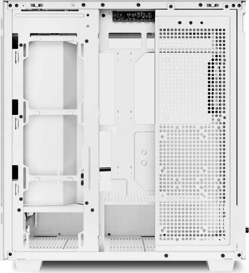 Sharkoon Rebel C50 RGB, Tower-case - baltas, Gehrtetes Glas