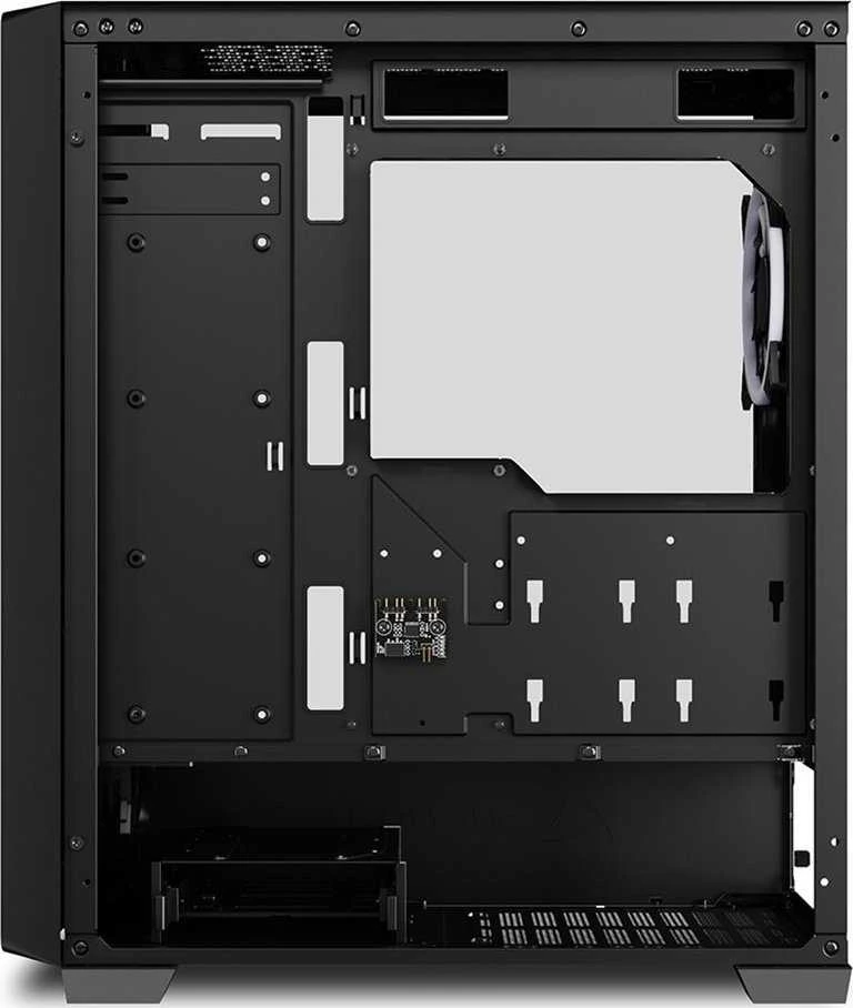 Sharkoon VS8 RGB , Tower-case - juodas, Tempered Glass