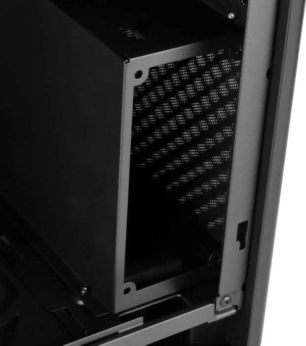 SilverStone Alta G1M Mirco–ATX korpusas – juoda