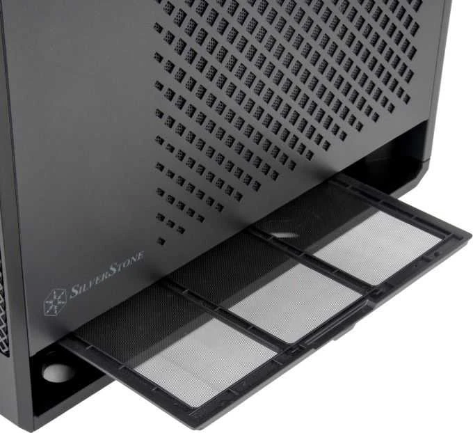 SilverStone Alta G1M Mirco–ATX korpusas – juoda