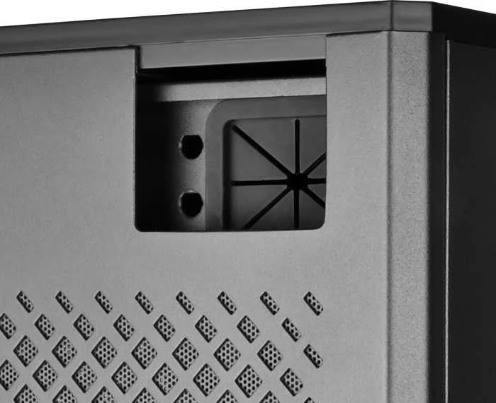 SilverStone Alta G1M Mirco–ATX korpusas – juoda