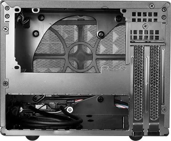 SilverStone SST-SG13B-C Sugo 13, Mini-ITX case, Mesh Front Panel, USB Type C - juodas