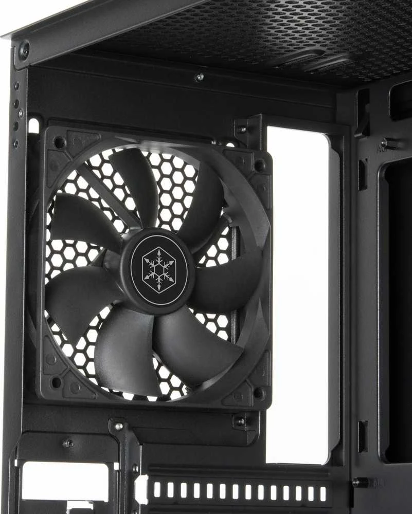 SilverStone Fara R1 V2 Midi-Tower, Tempered Glas - juodas