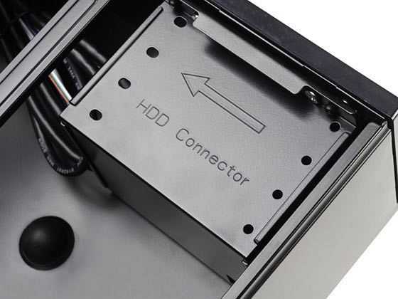 PC korpusas Silverstone Silent SST-ML05B Milo Slim HTPC Mini-ITX, juodas