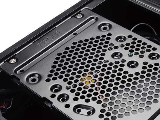PC korpusas Silverstone Silent SST-ML05B Milo Slim HTPC Mini-ITX, juodas