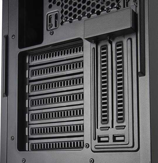 SilverStone SST-SED1-B Seta D1 Mid Tower - Juodas