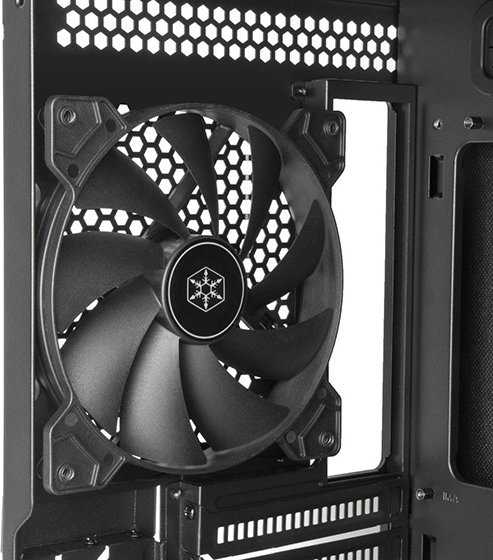 SilverStone SST-SED1-B Seta D1 Mid Tower - Juodas