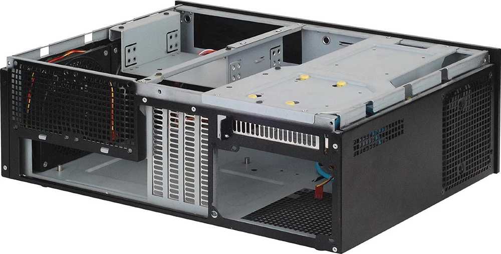 PC korpusas Silverstone SST-GD04B USB 3.0 Grandia HTPC Micro ATX, Juodas