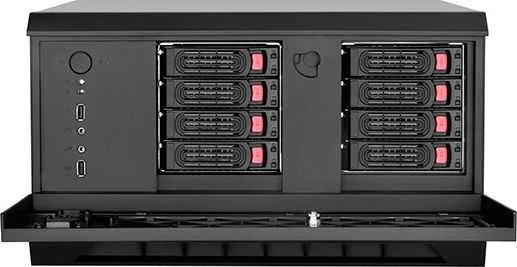 SilverStone SST-CS381 v1.1 Mini-ITX Storage, juodas
