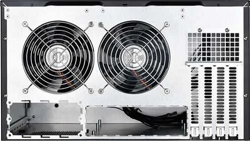 SilverStone SST-CS381 v1.1 Mini-ITX Storage, juodas