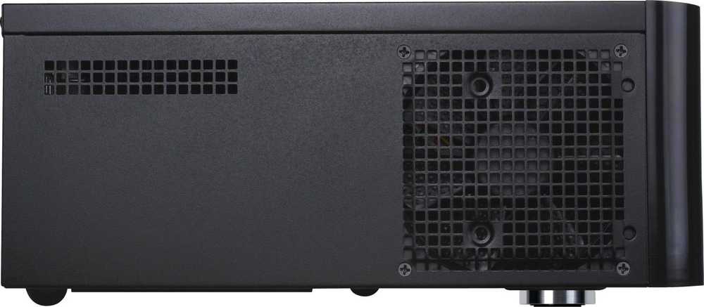 PC korpusas Silverstone SST-GD06B Grandia HTPC Micro ATX, Juodas