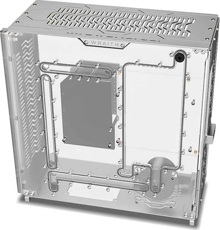 „Singularity Computers Wraith ITX/DTX“ – sidabrinis