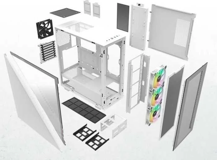 Obudowa Thermaltake Divider 300 TG Snow ARGB (CA-1S2-00M6WN-01)