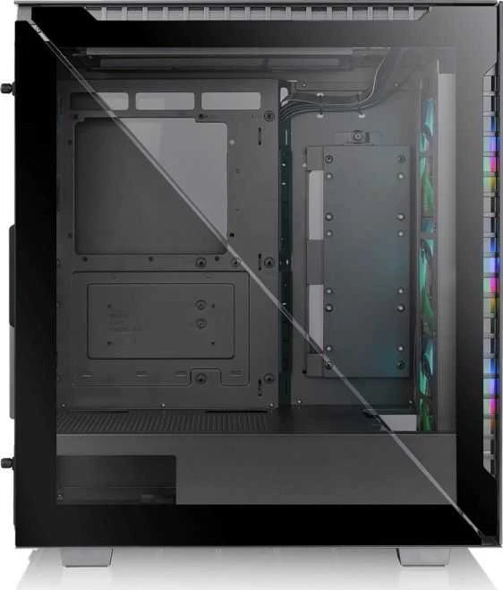 Thermaltake Divider 500 ARGB grūdintas stiklas - Juoda