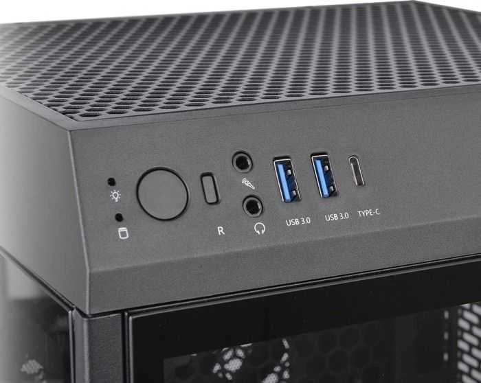 Thermaltake The Tower 100 Mini - Juodas