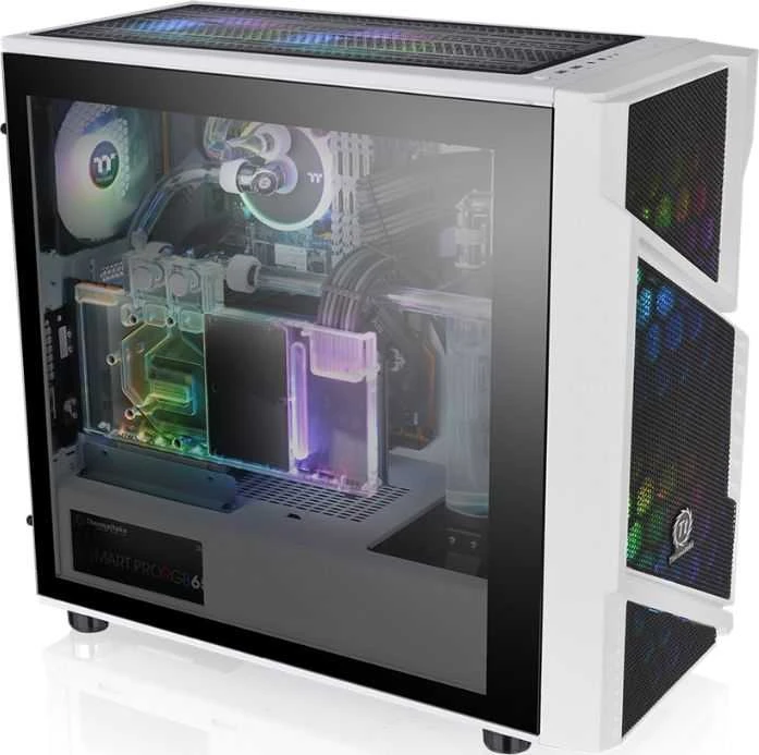Thermaltake Commander C31 grūdintas stiklas ARGB Snow Edition