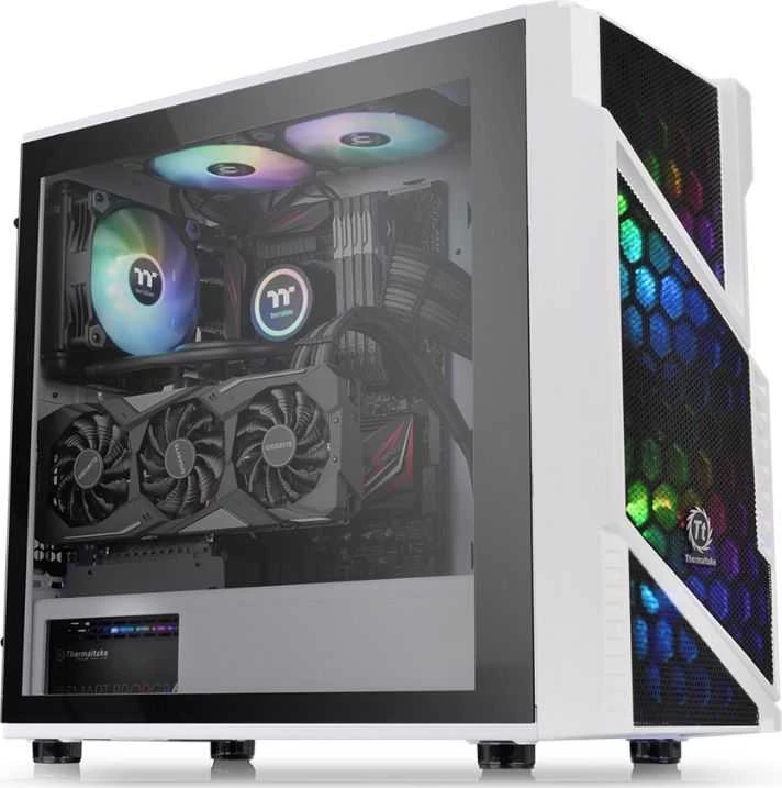 Thermaltake Commander C31 grūdintas stiklas ARGB Snow Edition