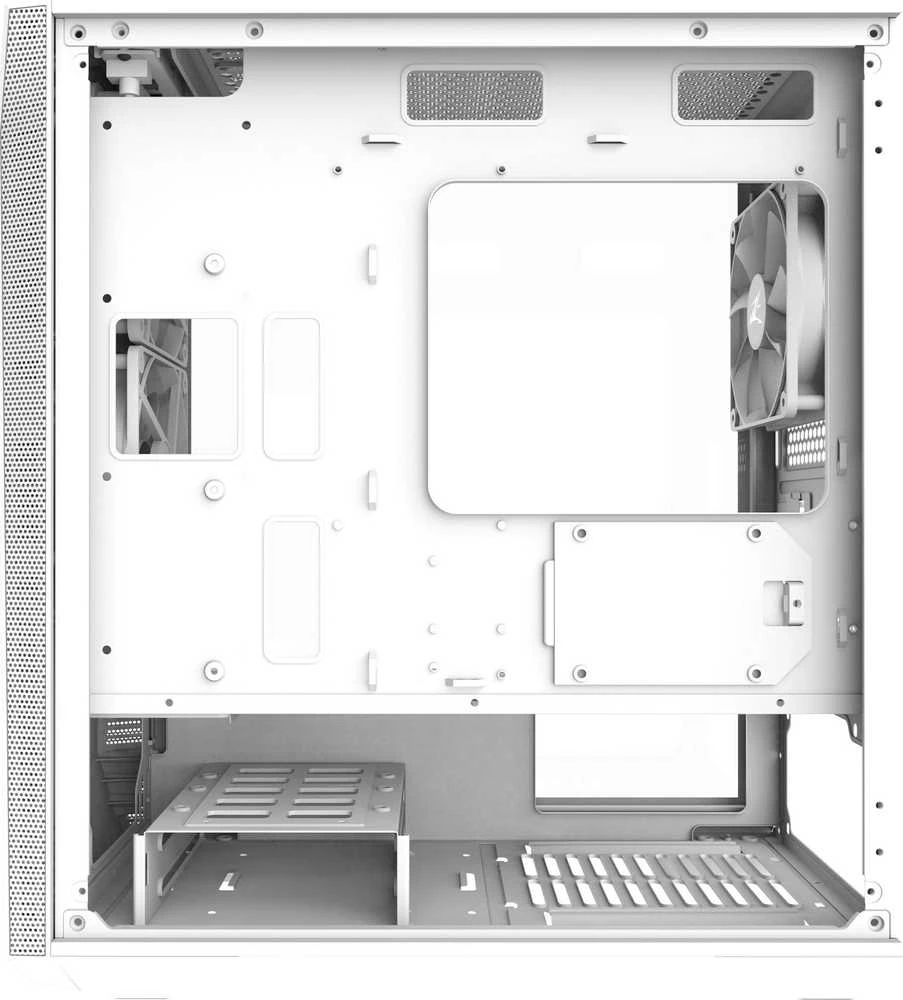 Zalman Z1 Iceberg baltas mikro atx dėklas | mini itx | vidutinio bokšto kompiuterio dėklas