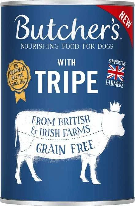 Šunų Maistas - Butcher's Original Tripe Mix Rumen Pate 400g