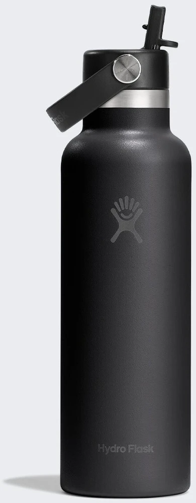 Buteliukas termiczna Hydro Flask 21 Oz Standard Flex Straw Cap (621 ml) - blk
